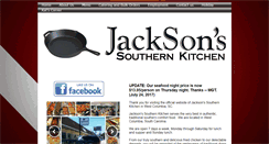 Desktop Screenshot of jacksonssouthernkitchen.com